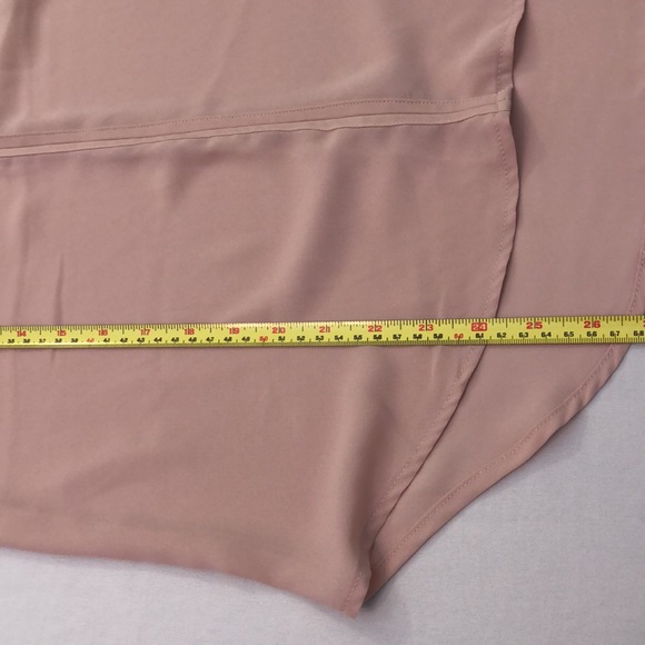 Philosophy Womens Blush Nude Pink Cuffed Sleeve Blouse Size XS - Picture 4 of 9